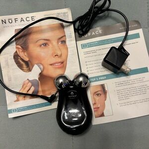 NuFace Black and Silver Facial Toning Device
